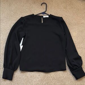 Aritzia Moda XS Black Blouse NWT